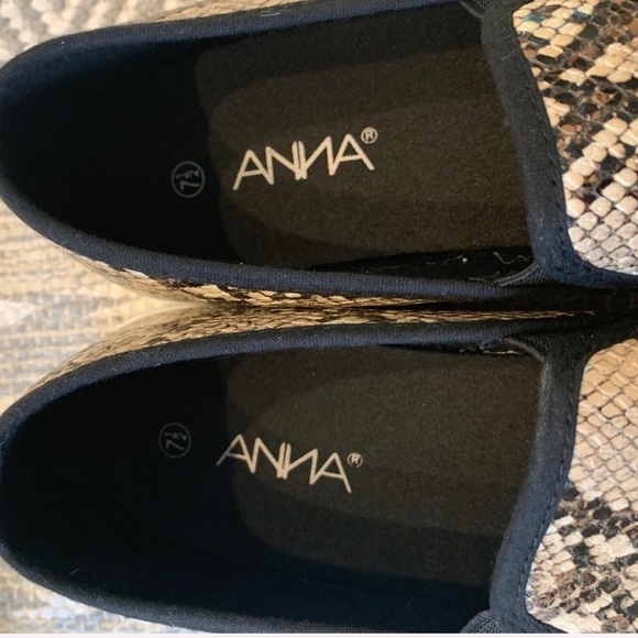 SOLD Snakeskin slip on sneakers - Picture 3 of 7